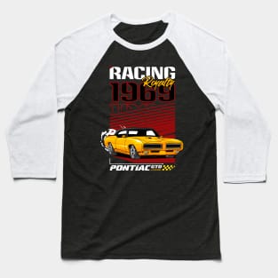 Vintage V8 GTO Car Baseball T-Shirt